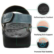 Aerothotic - Onyx Blue ladies orthotic sandals2