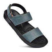 Aerothotic - Onyx Blue ladies orthotic sandals