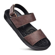 Aerothotic - Onyx brown ladies orthotic sandals